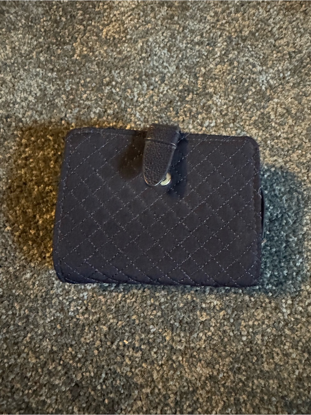 Vera Bradley Quilted Navy Blue Wallet